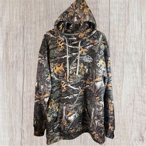 Camouflage Busch Light Hoodie for Men XL